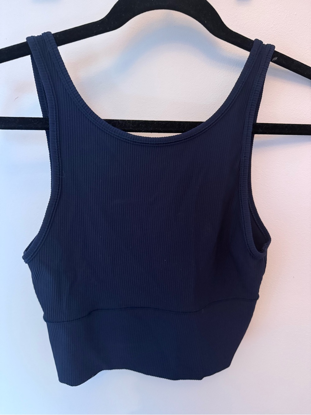 Lululemon Women’s Ribbed Tank Bralette - Navy Medium